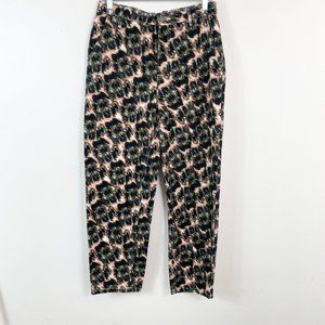 Rachel Comey Target High-Rise Animal Print Marble Wide Tapered Leg Size 4